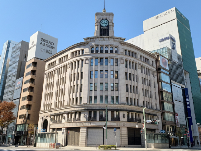 銀座和光より徒歩5分