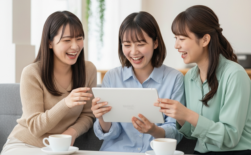 きれいな歯並びの若者